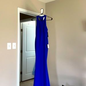 Lulu’s Size small royal blue gown (NWT)
